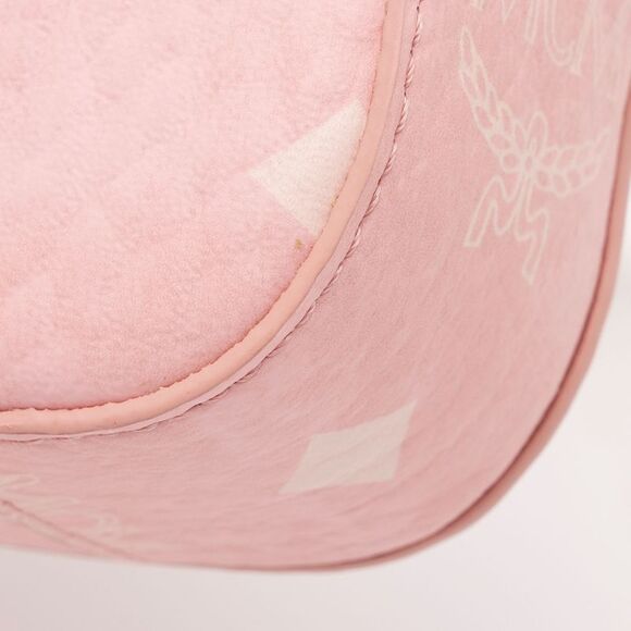 MCM Visetos Calfskin Logo Mode Travia Small Shoulder Bag - Picture 11 of 11